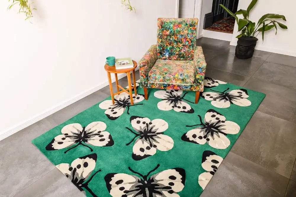 Naturestep Rug Butterfly Natural World Butterfly — Woven Rugs