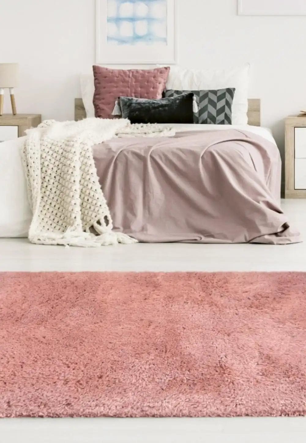 Soft Washable COSY PINK — Woven Rugs