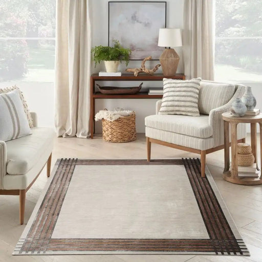 Nourison Rugs Desire Nourison DSR01 IVORY SILVER - Woven Rugs