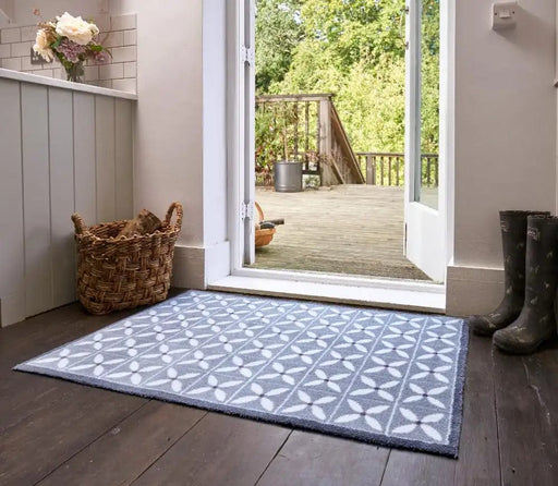 Turtle Mat Rugs Turtle Designs 5 Flowerfields Grey - Woven Rugs