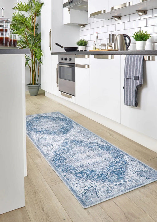 Origins Rugs Washable Hug Garda Blue - Woven Rugs