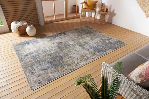 RugsDirect Online Traditional Cairo Washable 105586 Gizeh Cream Blue Rug - Woven Rugs