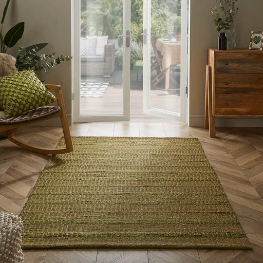 Esselle Rugs ANCOATS Green - Woven Rugs