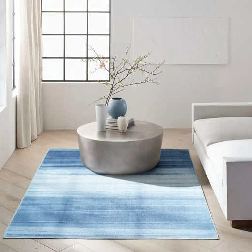 Calvin Klein Rugs CK031 Launder LDR01 Aqua - Woven Rugs