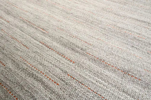 Woven Edge Rugs Reverie  Limestone Tangerine - Woven Rugs