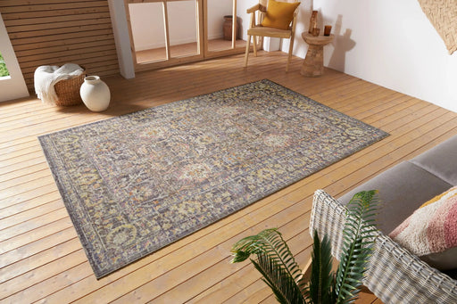 RugsDirect Online Traditional Cairo Washable 105589 Luxor Grey Multi Rug - Woven Rugs