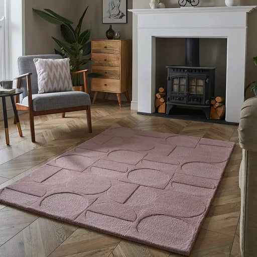 Esselle Rugs Mayfair Arabella MAUVE - Woven Rugs