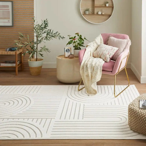 Concept Looms Rugs Maze Rama MAZ106 Ivory - Woven Rugs