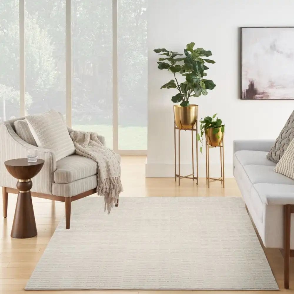 Modern Comfort MCN03 Ivory Grey — Woven Rugs