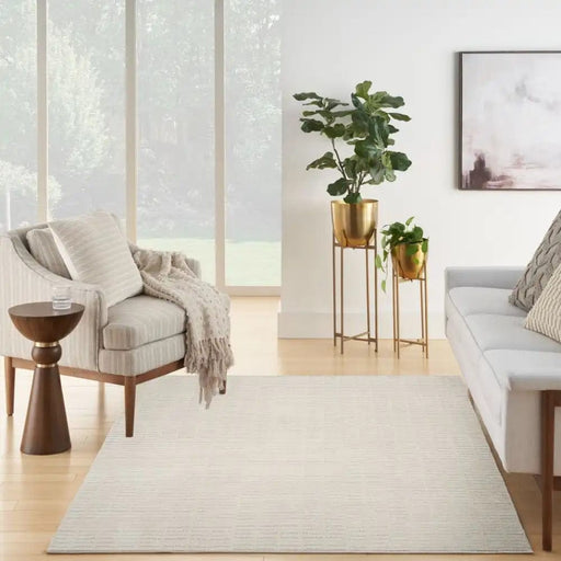 Nourison Rugs Modern Comfort  MCN03 Ivory Grey - Woven Rugs