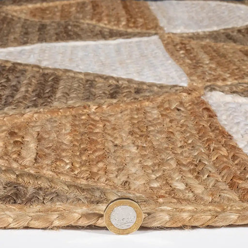 Esselle Rugs Rectangle / 120 x 170cm PRESTBURY NATURAL GEOMETAIC 5060623077273 - Woven Rugs