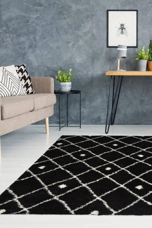 Homemaker Rugs Snug Melrose NOMADIC BLACK - Woven Rugs