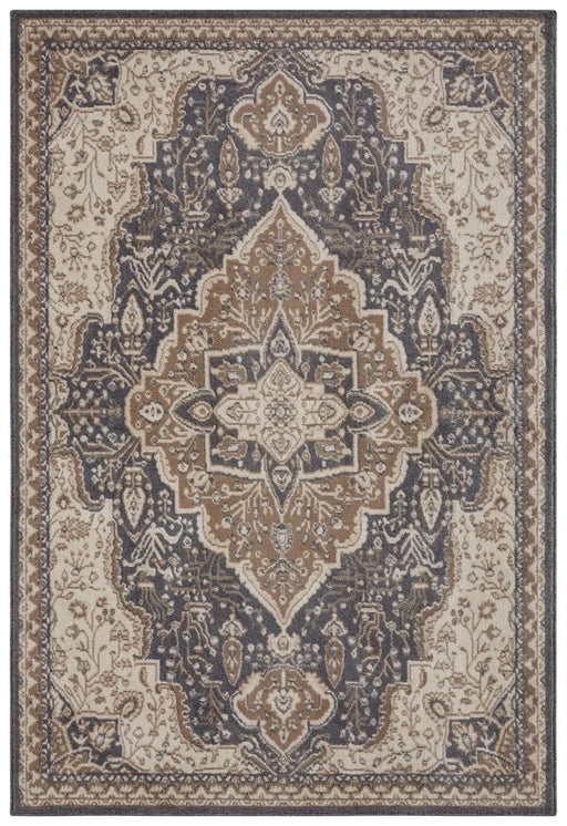 RugsDirect Online Traditional Terrain 105607 Orken Black Brown Rug - Woven Rugs
