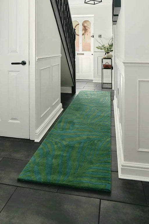 Woven Edge Runners PARADISE C2-GREEN 1