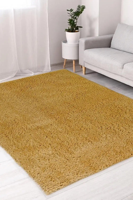 Homemaker Rugs Snug Melrose PLAIN OCHRE - Woven Rugs