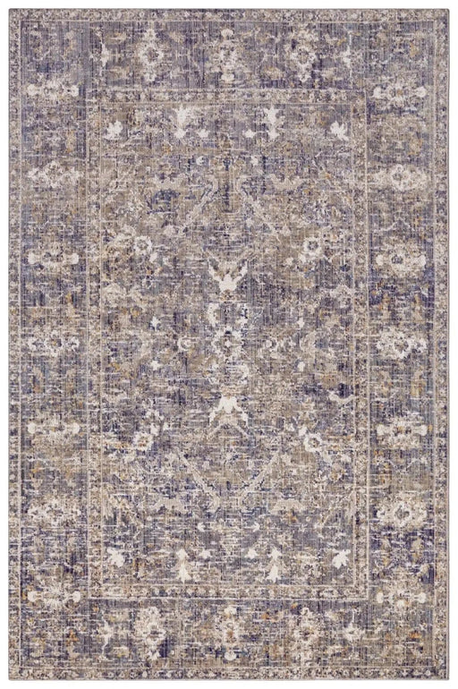 RugsDirect Online Traditional Cairo Washable Port Cream Blue Rug - Woven Rugs