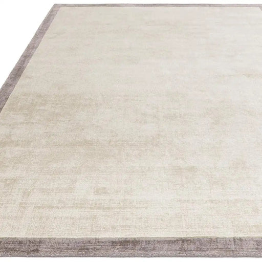 Asiatic Rugs Blade Border Putty Silver 07 - Woven Rugs