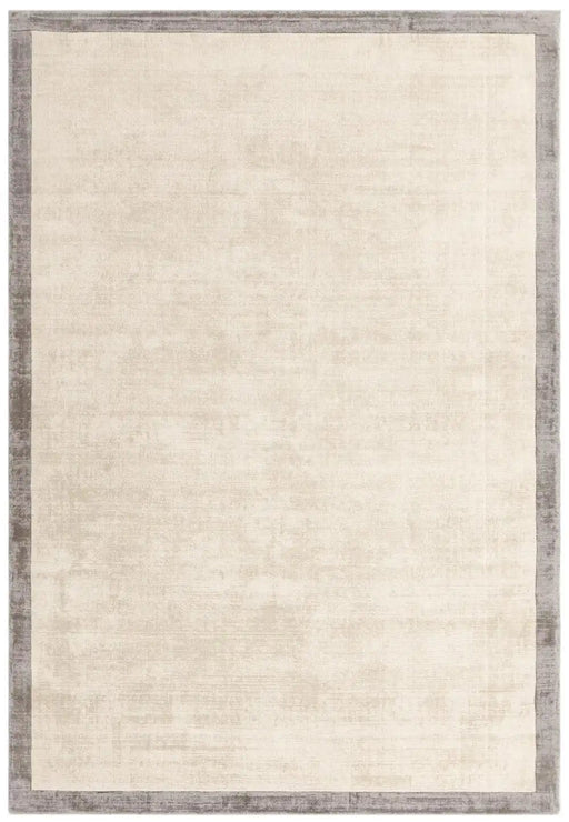 Asiatic Rugs Blade Border Putty Silver 07 - Woven Rugs