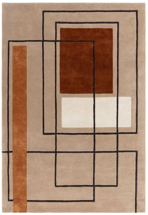 Asiatic Rugs Reef RF20 Outline Terracotta - Woven Rugs