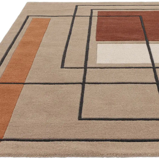 Asiatic Rugs Reef RF20 Outline Terracotta - Woven Rugs