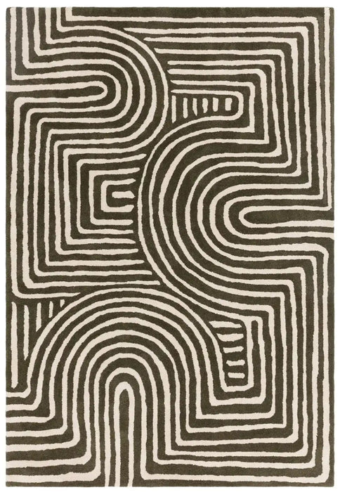 Forest Looped Rug Reef RF30 Curve Forest — Woven Rugs