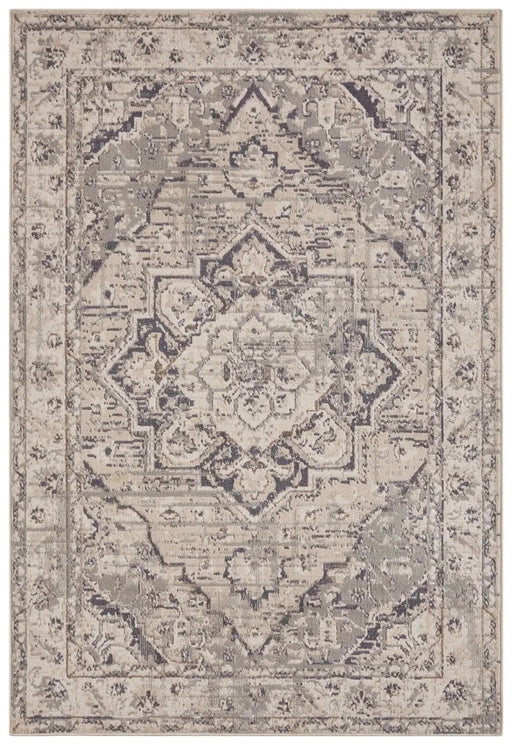 RugsDirect Online Traditional Terrain 105596 Sand Cream Grey Rug - Woven Rugs