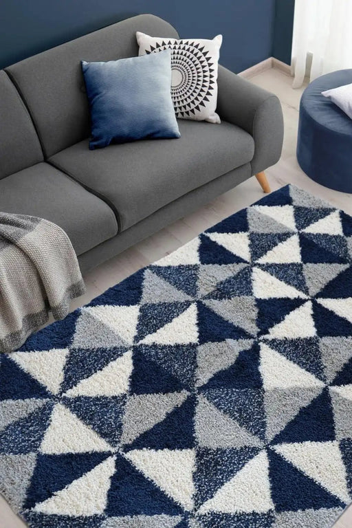 Homemaker Rugs Snug Melrose SCANDI NAVY - Woven Rugs