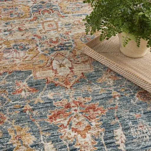 Nourison Rugs Sahar SHR06 Ivory Blue - Woven Rugs