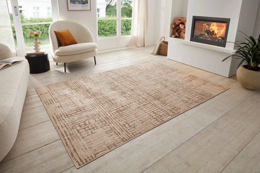 RugsDirect Online Traditional Terrain 105603 Sole Cream Brown Rug - Woven Rugs