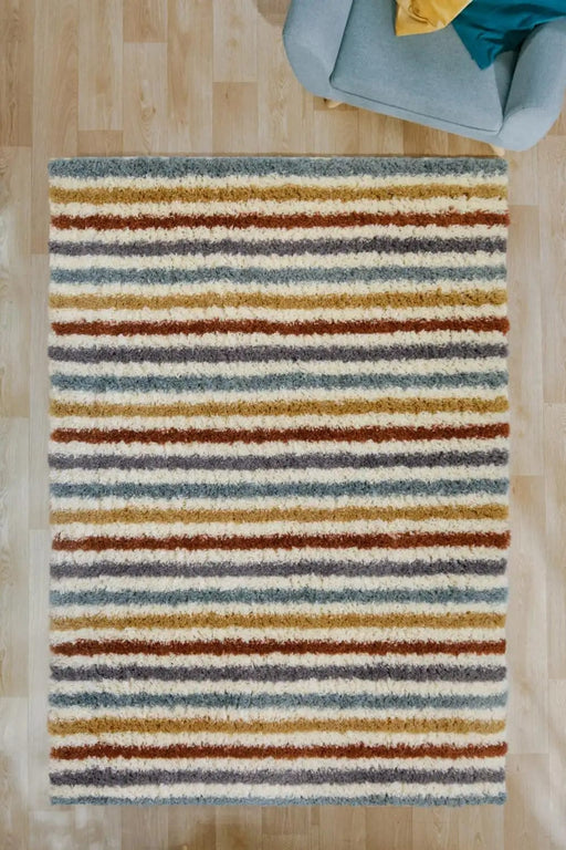 Homemaker Rugs Rectangle / 100 x 150cm Snug Melrose STRIPE 5053095231717 - Woven Rugs