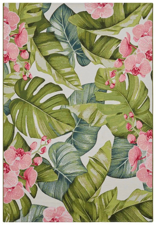 RugsDirect Online Funky Flair 105615 Tropical Flowers Rug - Woven Rugs