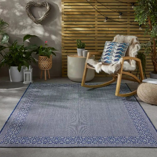 Nourison Rugs Terrazo TRZ01 Navy - Woven Rugs