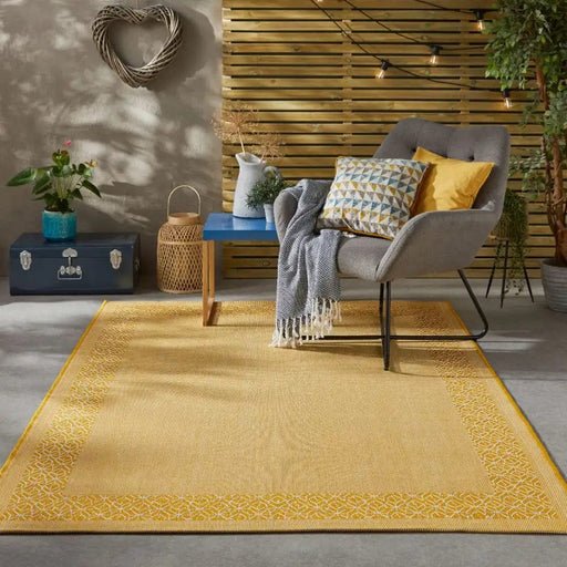 Nourison Rugs Terrazo TRZ01 Yellow - Woven Rugs