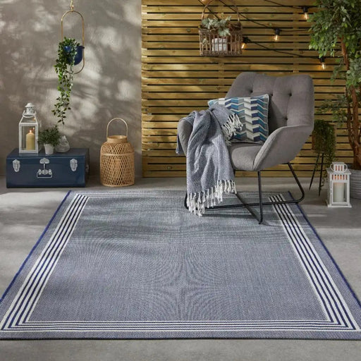 Nourison Rugs Terrazo TRZ02 Blue - Woven Rugs