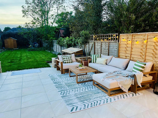 RugsDirect Online Modern Twin Supreme 103861 Biri Green Cream Rug - Woven Rugs