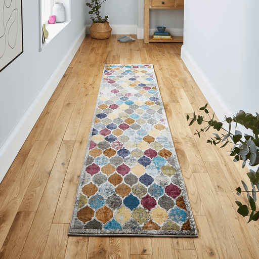 Think Rugs Rugs 60 x 230cm / Multi 16th Avenue 35A Multi Runner 5056331404388 - Woven Rugs