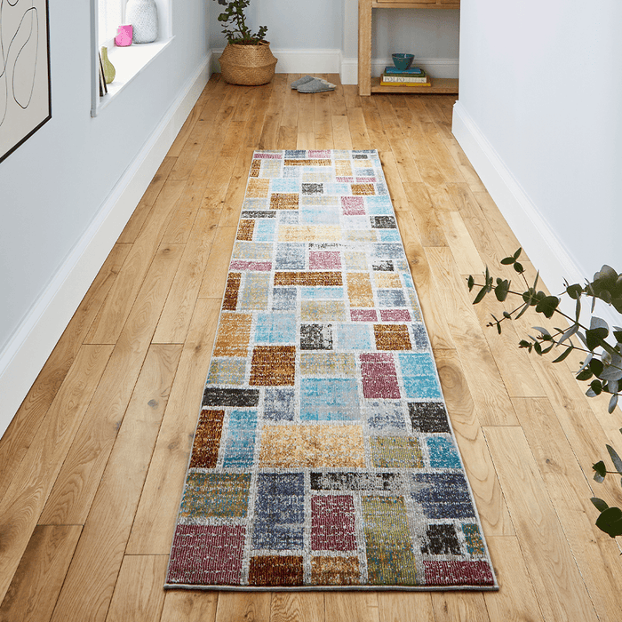 Think Rugs Rugs 60 x 230cm / Multi 16th Avenue 37A Multi Runner 5056331404401 - Woven Rugs