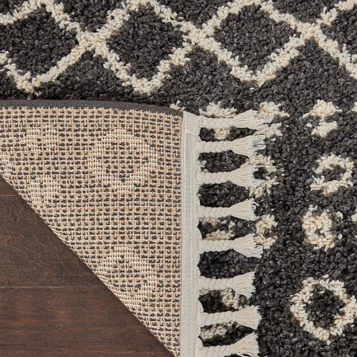 Nourison Rugs Moroccan Shag MRS02 Charcoal - Woven Rugs