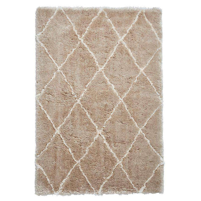 Think Rugs Rugs Morocco 2491 Beige Cream - Woven Rugs