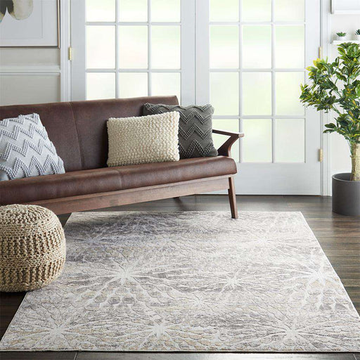 Nourison Rugs Silky Textures SLY07 Ivory Beige - Woven Rugs