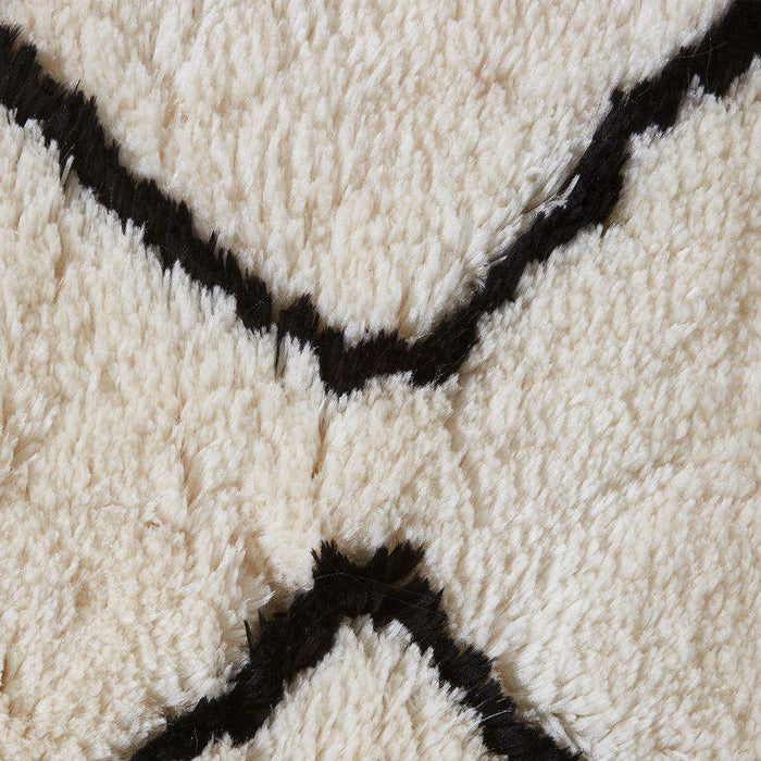 Think Rugs Rugs Morocco 3742 Ivory Black - Woven Rugs