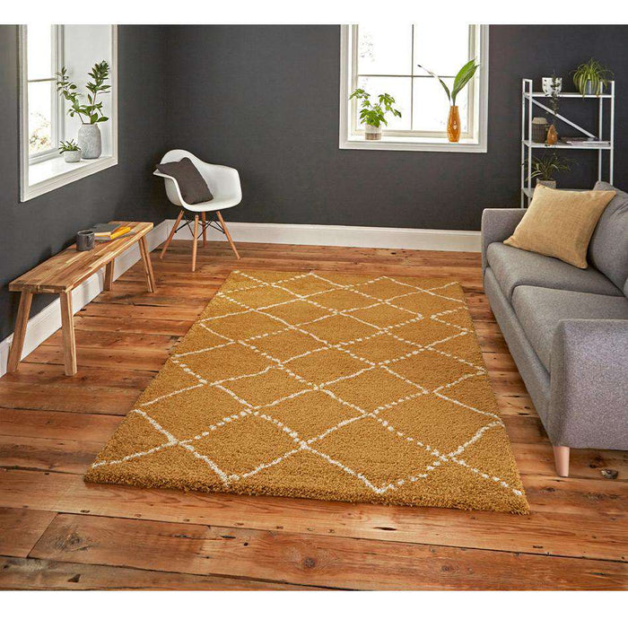 Think Rugs Rugs Royal Nomadic 5413 Yellow - Woven Rugs
