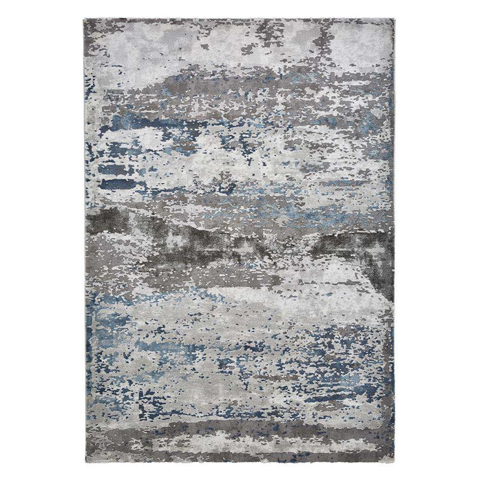 Think Rugs Rugs Craft 19788 Grey Navy - Woven Rugs