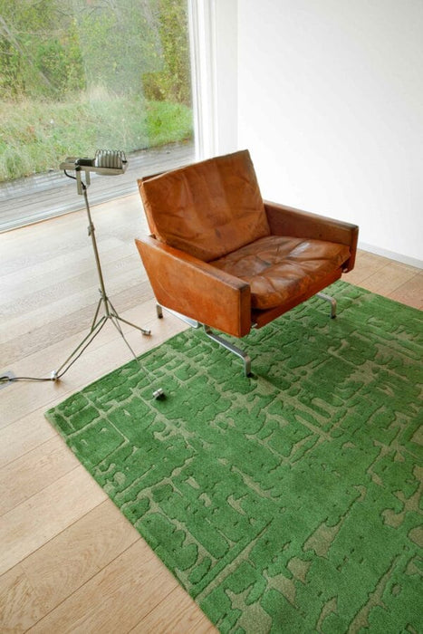 Louis De Poortere Rugs Structures Baobab 9202 Perrier'S Green Rugs - Woven Rugs