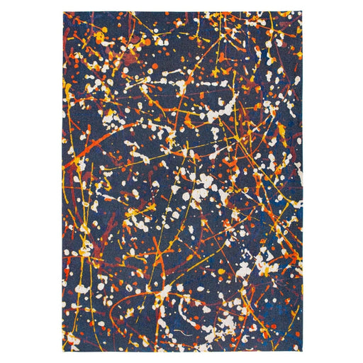 Louis De Poortere Rugs Gallery Expression 9220 Abstract Blue Rugs - Woven Rugs