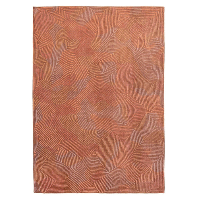 Louis De Poortere Rugs Round / 240 diameter Meditation Coral 9230 Volcano Round 5420073372463 - Woven Rugs