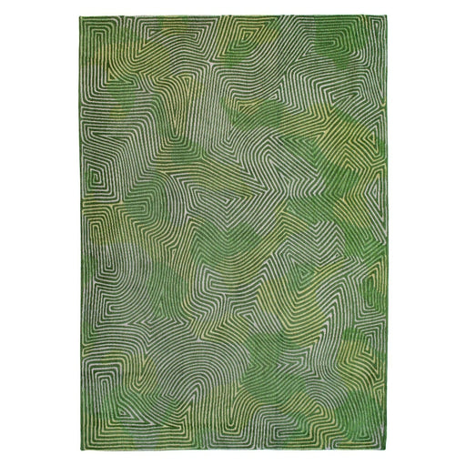 Louis De Poortere Rugs Meditation Coral 9231 Tropical Green Rugs - Woven Rugs