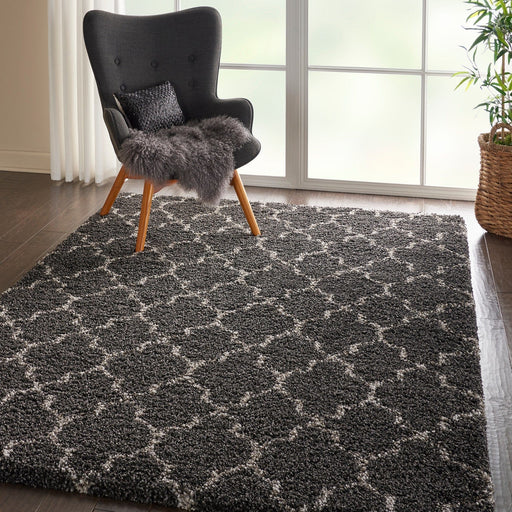 Nourison Rugs Amore 02 Charcoal - Woven Rugs