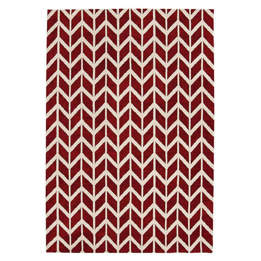 Asiatic Rugs Arlo Chevron Red AR08 - Woven Rugs
