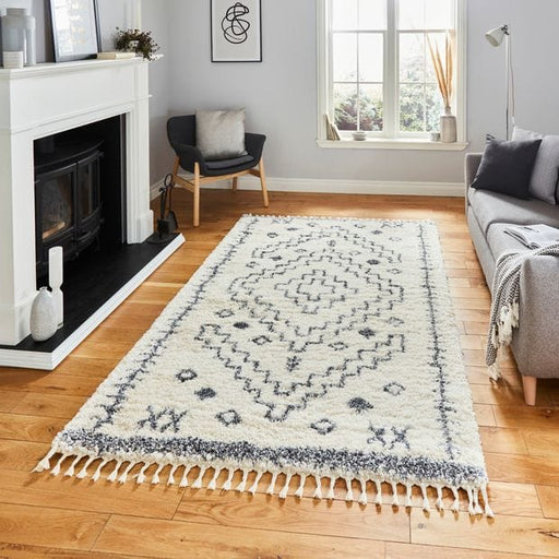 Think Rugs Rugs Aspen 1537 Ivory Grey - Woven Rugs